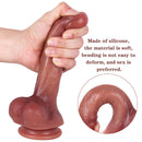 8.27in Oily Outer Body Silicone Animal Odd Wife Huge Dildo