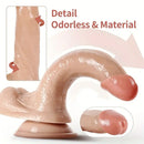 8.27in Realistic Big PVC Dildo For Couples Real Enhanced Pleasure