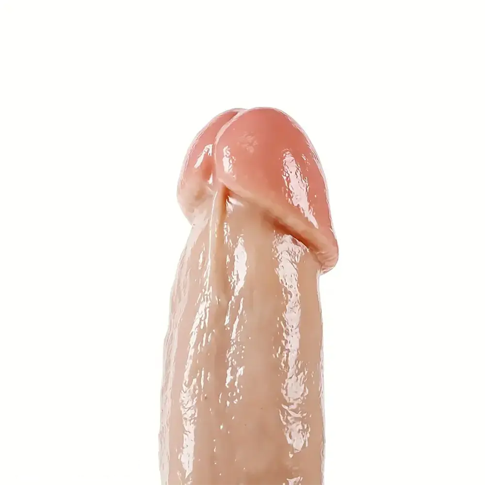 8.27in Realistic Big PVC Dildo For Couples Real Enhanced Pleasure