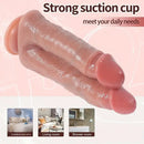 8.27in Realistic Double-Headed Liquid Silicone Dildo With 3D Veins