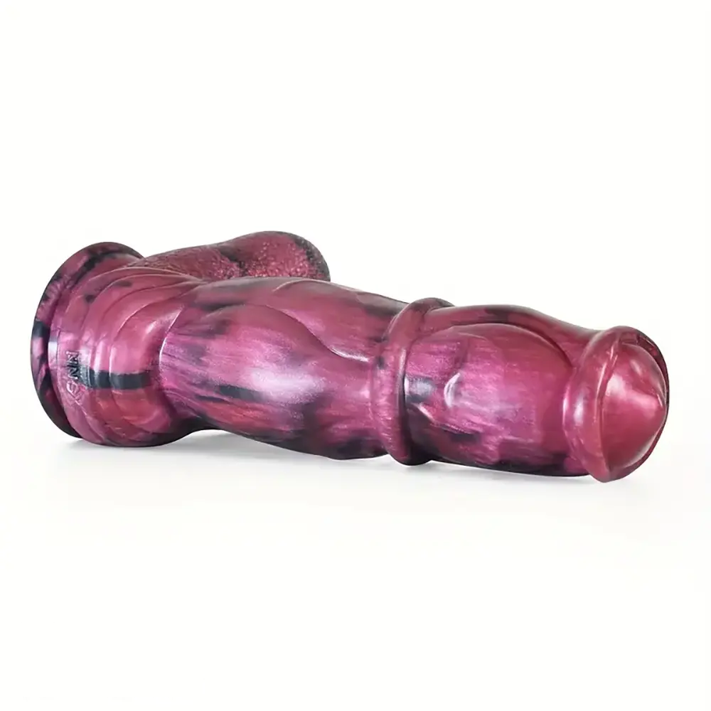 8.27in Realistic Horse Flexible Silicone Big Dildo Animal Penis Massager