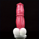 8.27in Realistic Horse Flexible Silicone Big Dildo Animal Penis Massager