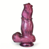 8.27in Realistic Horse Flexible Silicone Big Dildo Animal Penis Massager