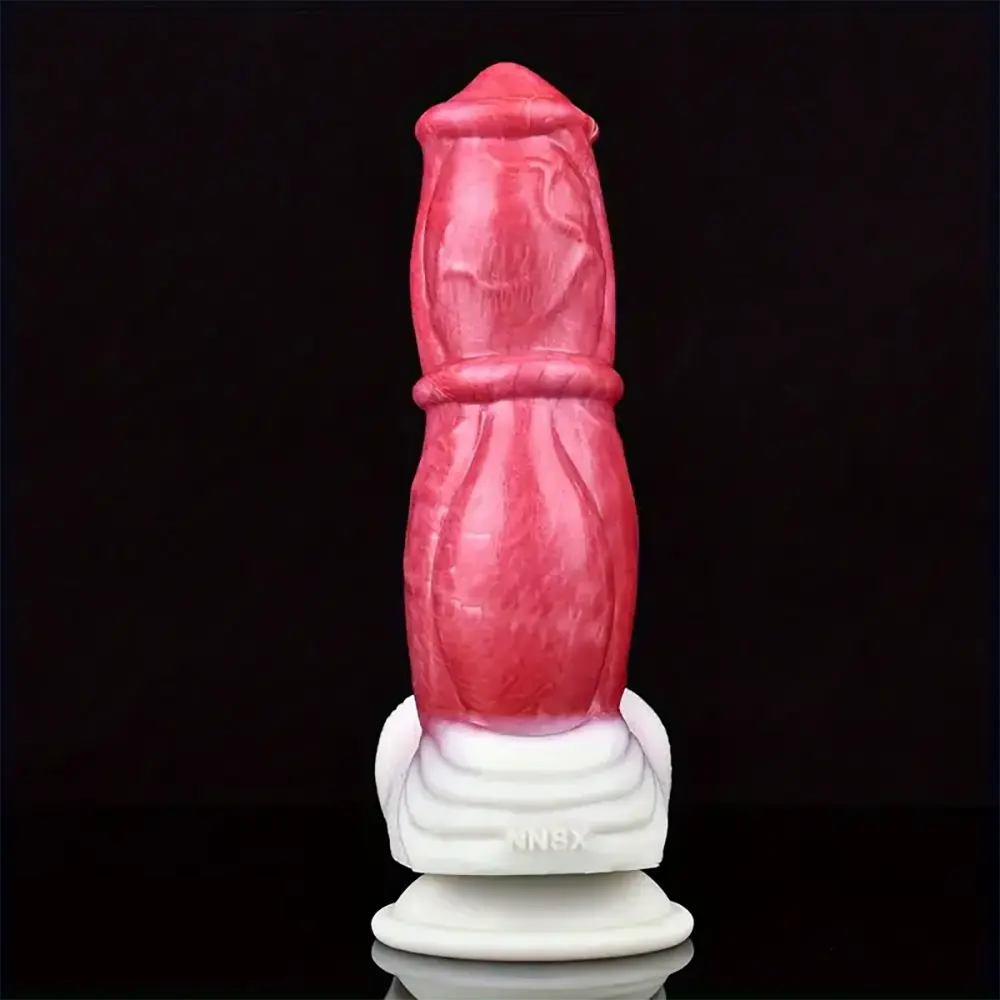 8.27in Realistic Horse Flexible Silicone Big Dildo Animal Penis Massager