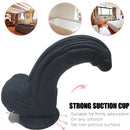 8.27in Realistic Huge Curved Silicone Anal Soft Big Dildo For Vagina