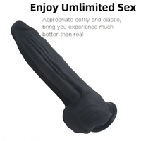 8.27in Realistic Huge Curved Silicone Anal Soft Big Dildo For Vagina