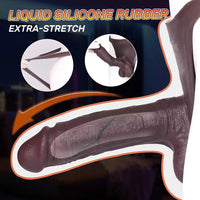 8.27in Realistic Male Penis Silicone Hollow Strap on Dildo Panty For Sex