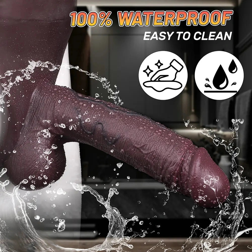8.27in Realistic Male Penis Silicone Hollow Strap on Dildo Panty For Sex