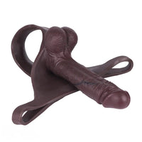 8.27in Realistic Male Penis Silicone Hollow Strap on Dildo Panty For Sex