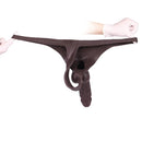 8.27in Realistic Male Penis Silicone Hollow Strap on Dildo Panty For Sex