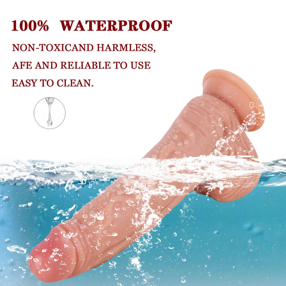 8.27in Realistic Women Fucking Dildo With Balls For Anus Stimulation