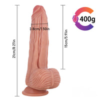 8.27in Realistic Women Fucking Dildo With Balls For Anus Stimulation