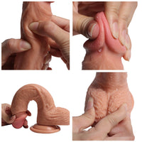 8.27in Silicone Dildo Sex Toy For Gay lesbian Women