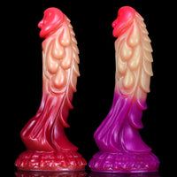 8.27in Silicone Dragon Fantasy Odd Makeup Ombre Dildo For Adults
