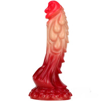 8.27in Silicone Dragon Fantasy Odd Makeup Ombre Dildo For Adults