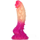 8.27in Silicone Dragon Fantasy Odd Makeup Ombre Dildo For Adults