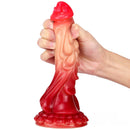 8.27in Silicone Dragon Fantasy Odd Makeup Ombre Dildo For Adults