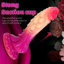 8.27in Silicone Dragon Fantasy Odd Makeup Ombre Dildo For Adults