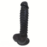 8.27in Silicone Spiked Intimate Vaginal Massager Dildo For Men And Women