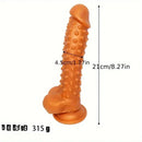 8.27in Silicone Spiked Intimate Vaginal Massager Dildo For Men And Women