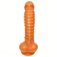 8.27in Silicone Spiked Intimate Vaginal Massager Dildo For Men And Women
