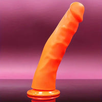 8.27in Soft Big Real Looking Silicone G Spot Dildo For Sex Toy User