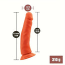 8.27in Soft Big Real Looking Silicone G Spot Dildo For Sex Toy User