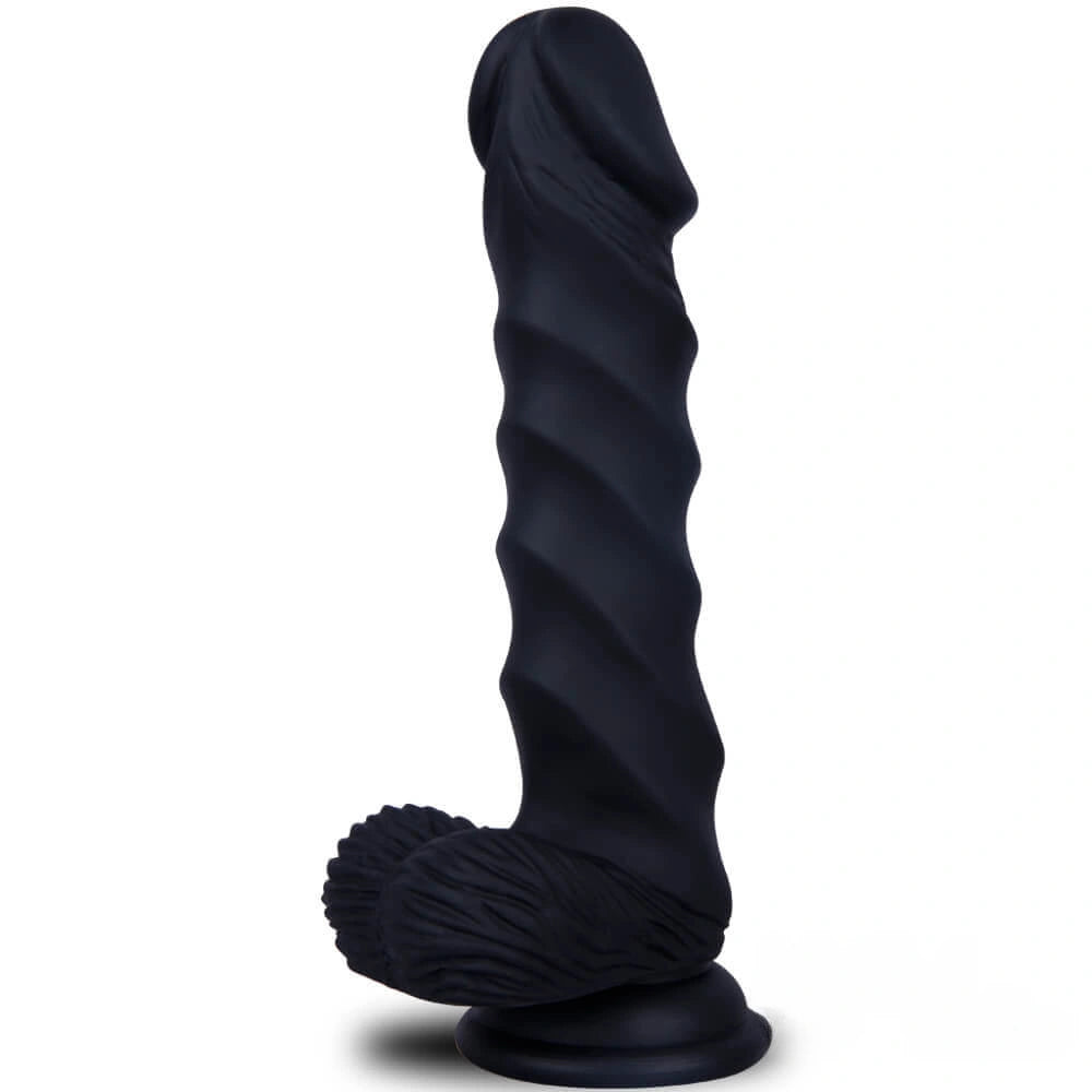 8.27in Special Spiral Design Dildo For Adult Couples Sex Toy