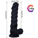 8.27in Special Spiral Design Dildo For Adult Couples Sex Toy