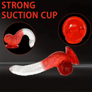 8.27in TPE Cock Big Fantasy Gradient Jelly Dildo Masturbator Sex Toy