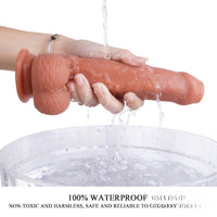 8.27in Uncut Dildo Suction Cup Masturbation Sex Toy For Adult Couples
