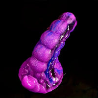 8.27in Unicorn-Shaped Liquid Silicone Soft Big Monster Odd Dildo