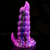 8.27in Unicorn-Shaped Liquid Silicone Soft Big Monster Odd Dildo