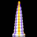 8.27in Unique Sculpt Dildo With Protrusions Threads For Anal Sex