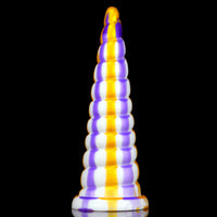 8.27in Unique Sculpt Dildo With Protrusions Threads For Anal Sex