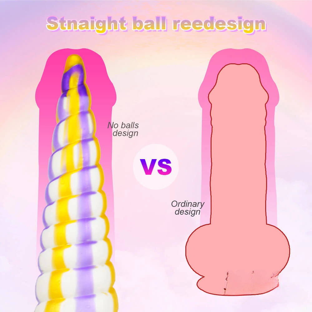 8.27in Unique Sculpt Dildo With Protrusions Threads For Anal Sex