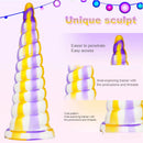 8.27in Unique Sculpt Dildo With Protrusions Threads For Anal Sex