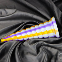 8.27in Unique Sculpt Dildo With Protrusions Threads For Anal Sex