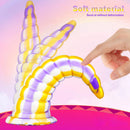 8.27in Unique Sculpt Dildo With Protrusions Threads For Anal Sex