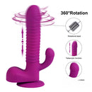 8.27in Wireless Control Thrusting Vibrating Dildo With 360°Rotation Beads