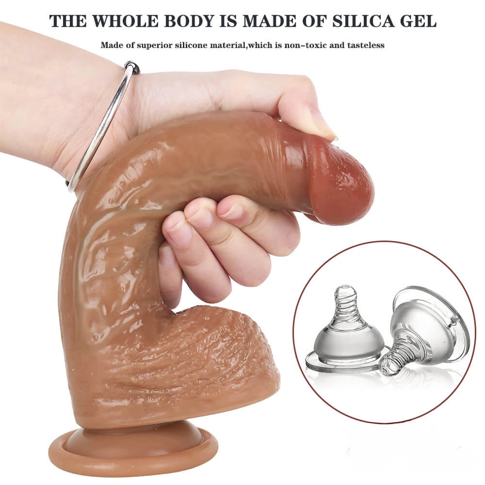 8.27in Women Couples Using Big Dildo For Orgasm Adult Sex Toy