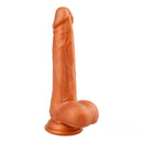8.28in Soft Realistic Dildo Sex Toy For Women With Strong Sucker