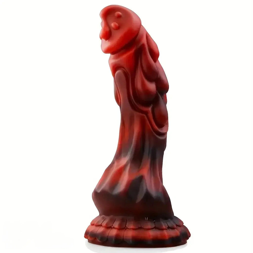 8.2in Lifelike Dragon Monster Soft Liquid Body Safe Material Big Spiked Dildo