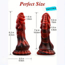 8.2in Lifelike Dragon Monster Soft Liquid Body Safe Material Big Spiked Dildo
