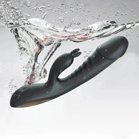 8.2in Rabbit Vibrator Double End G Spot Dildo Clitoral Stimulator