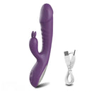 8.2in Rabbit Vibrator Double End G Spot Dildo Clitoral Stimulator