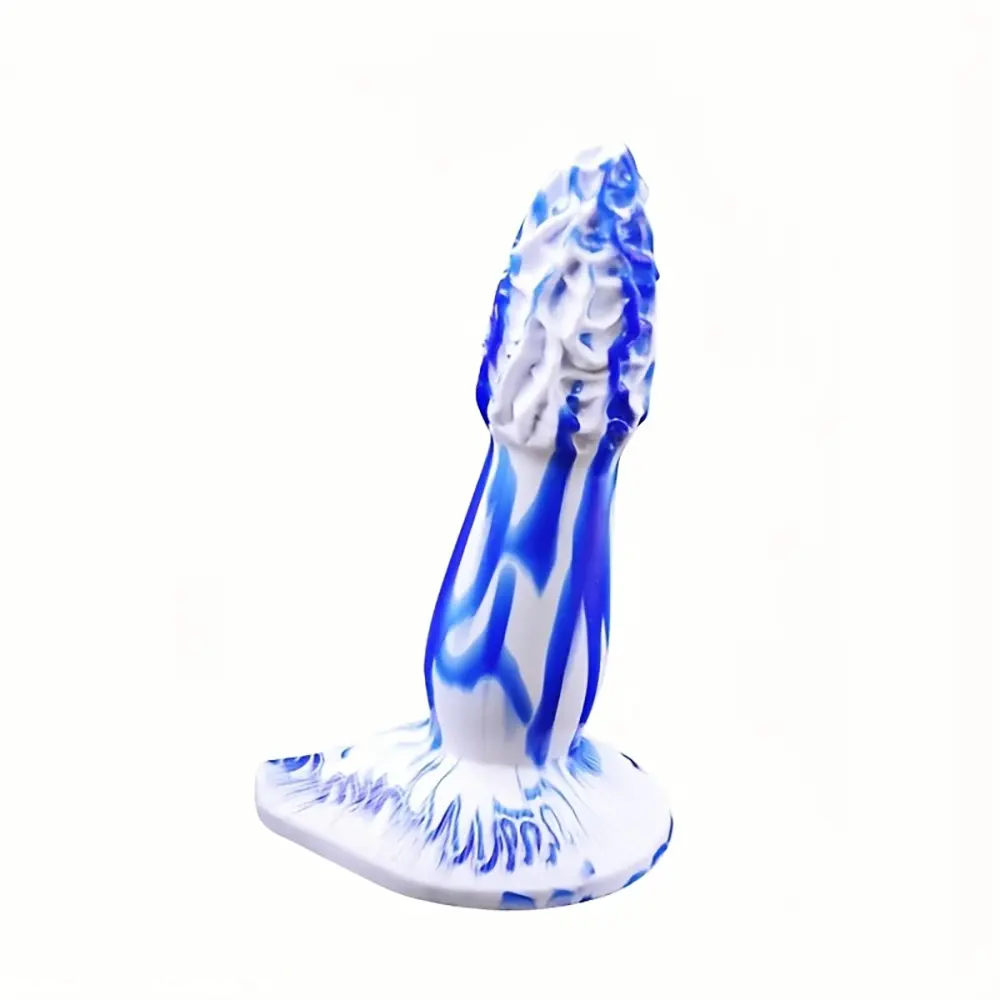 8.2in Realistic Fantasy Dildo For Hands-free Play Flexible Shaft Testicles