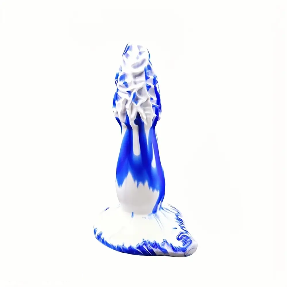 8.2in Realistic Fantasy Dildo For Hands-free Play Flexible Shaft Testicles