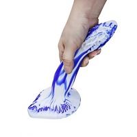 8.2in Realistic Fantasy Dildo For Hands-free Play Flexible Shaft Testicles