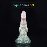 8.2in Silicone Soft Butt Plug Big Fantasy Soft Odd BDSM Dildo Sex Toy